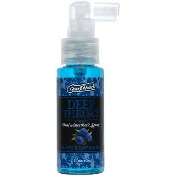 Спрей для минета Doc Johnson GoodHead DeepThroat Spray &ndash; Blue Raspberry 59 мл для глубокого минета SO9854 фото