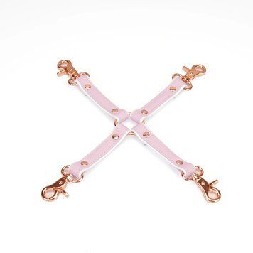 Крестовина Liebe Seele White & Pink Leather Hogtie SX2830 фото