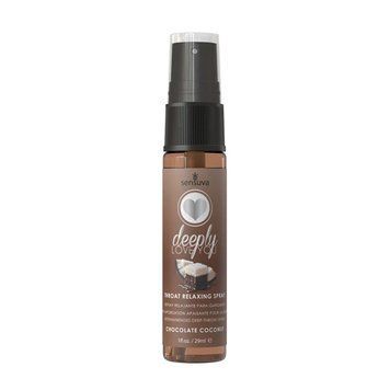 Спрей для минета Sensuva Deeply Love You Chocolate Coconut (29 мл) для глубокого минета SO3196 фото