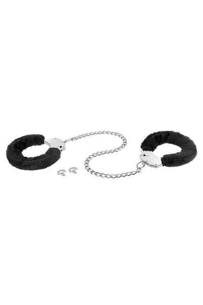 Поножи Fetish Tentation Adjustable metal and fur ankle cuffs SX1088 фото
