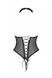 Эротическое боди Passion TRISHA BODY, S/M, black, с открытыми чашками SO9742 фото 4