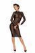 Платье с мокрым эффектом Noir Handmade F182 Classic dress made of elastic tulle, 3XL SX0052 фото 3