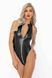 Боди с мокрым эффектом Noir Handmade F294 Powerwetlook bodysuit with front zipper, 3XL SX0200 фото 5