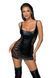Платье с кружевными вставками Noir Handmade F229 Powerwetlook dress with lace inserts, 3XL SX0102 фото 3