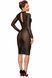 Платье с мокрым эффектом Noir Handmade F182 Classic dress made of elastic tulle, 3XL SX0052 фото 4