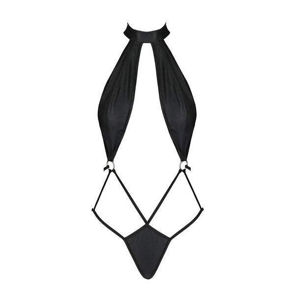 Боди-халтер из экокожи Passion JANNIES BODY S/M black SO8443 фото
