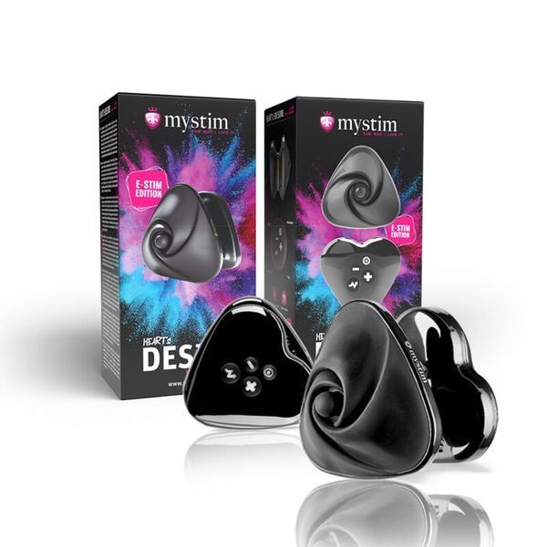 Вибратор для клитора с электростимуляцией Mystim Heart&acute;s Desire Black Edition SO8146 фото