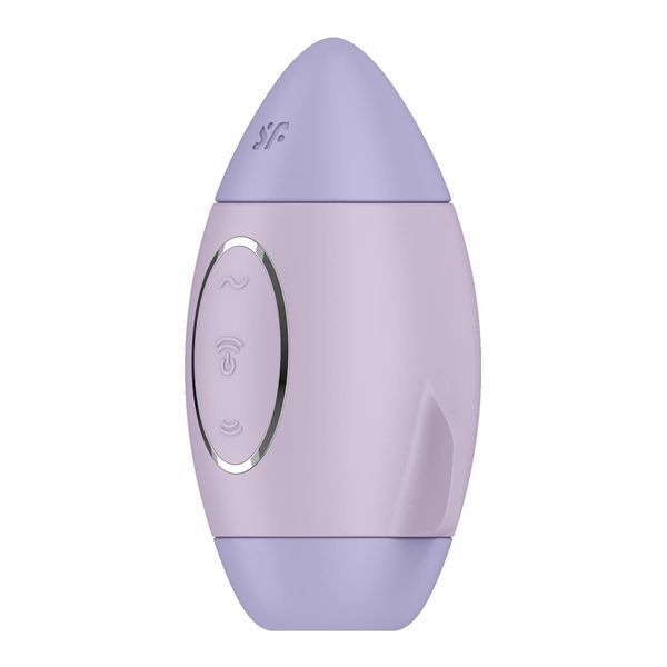 Вакуумный стимулятор с вибрацией Satisfyer Mission Control Violet, 2 независимых мотора SO8970 фото