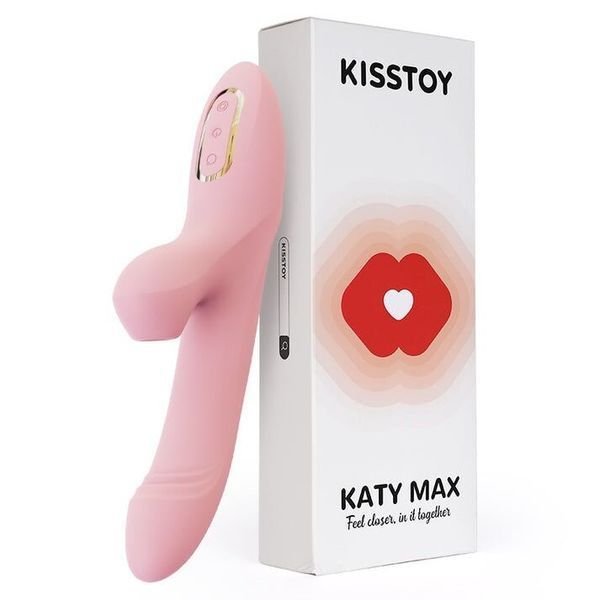 Вибратор-кролик с вращением ствола и вакуумной стимуляцией KISSTOY Katy Max SO4952 фото