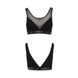 Топ с прозрачной вставкой Passion PS002 TOP XL, black SO4202 фото 5