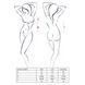 Корсет с пажами Passion KATRISS CORSET XXL/XXXL, black, трусики, шнуровка EL12103 фото 5