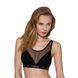 Топ с прозрачной вставкой Passion PS002 TOP XL, black SO4202 фото 1