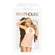 Комплект сорочка в стиле 60-х и трусики с доступом Penthouse - Libido Boost White S/M SO7149 фото 3