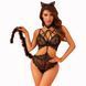Эротический костюм кошечки JSY &laquo;Манящая Жаклин&raquo; One Size, боди, хвост, ушки SX0399 фото 1