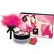 Вкусная пудра для оральных ласк Shunga Body Powder Raspberry feeling, 75 г, аромат малины SX0588 фото 1