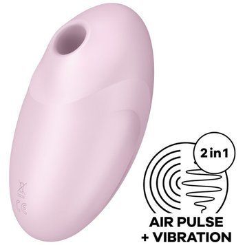Вакуумный стимулятор с вибрацией Satisfyer Vulva Lover 3 Pink SO7782 фото