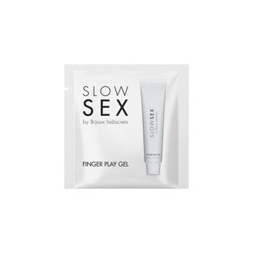 Пробник гель-смазки для мастурбации Bijoux Indiscrets Slow Sex Finger play gel SO5947 фото