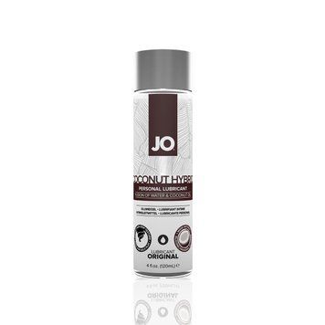 Смазка-крем с кокосовым маслом JO Coconut Hybrid ORIGINAL (120 мл) белая SO1683 фото