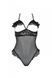 Эротическое боди Passion DOLLY BODY, L/XL, black, с открытыми чашками SO9701 фото 3