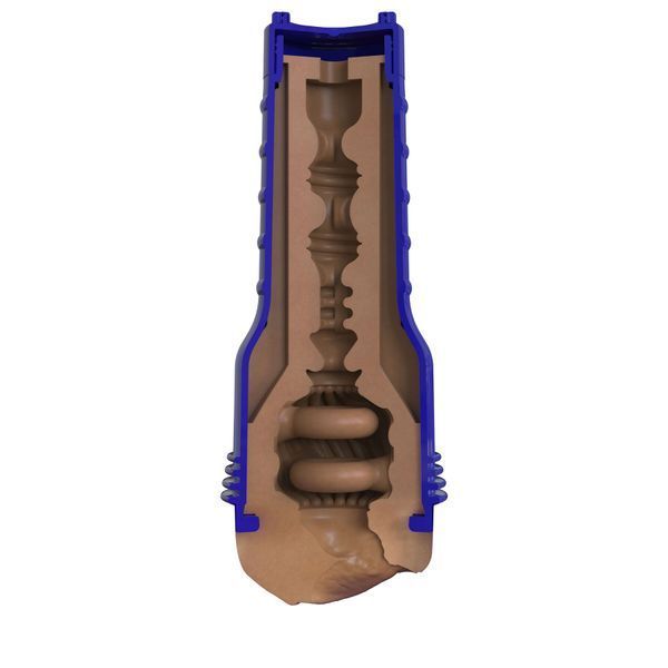 Мастурбатор-вагина Fleshlight Boost Bang Medium Dark Flesh, плавающие кольца Turbo Tech SX1315 фото