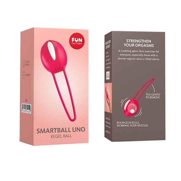 Вагинальный шарик SMARTBALL UNO, красный, одинарный, диаметр 3,6 см SX0958 фото