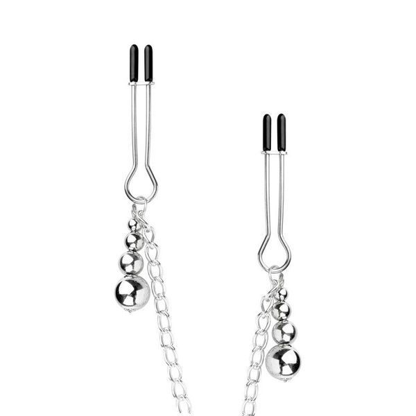 Зажимы для сосков и клитора Bedroom Fantasies: Nipple and Clitoris Clamps - Silver SX2208 фото
