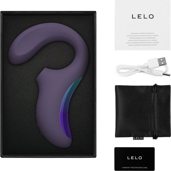 Клиторально-вагинальный звуковой стимулятор LELO Enigma WAVE Cyber Purple, 3 типа стимуляции SX0686 фото