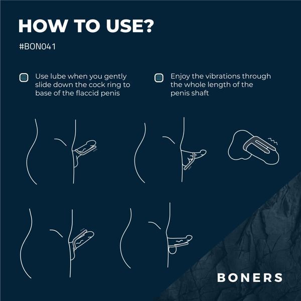 Эрекционное кольцо Boners Cockring & Ball Stimulator SX3051 фото