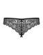 Кружевные танга с доступом Obsessive Contica crothchles thong L/XL, черные SO7257 фото 6