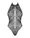 Бодистокинг с крупными ячейками и открытой спиной Obsessive B119 teddy S/M/L, халтер SO7207 фото 5