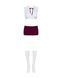 Еротичний костюм студентки Obsessive Student 4 pcs costume L/XL, топ, спідниця, стринги, гольфи SO7732 фото 5
