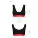 Спортивный топ на широких бретелях Passion PS003 TOP L, black SO4211 фото 6