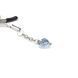 Затискачі для сосків Liebe Seele Glow-in-dark Nipple Clamps Blue SX1683 фото 2