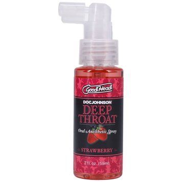 Спрей для минета Doc Johnson GoodHead DeepThroat Spray &ndash; Sweet Strawberry 59 мл для глубокого минета SO2801 фото