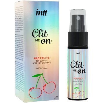 Возбуждающий спрей для клитора Intt Clit Me On Red Fruits Warming Effect 12мл согревающий эффект SO8393 фото