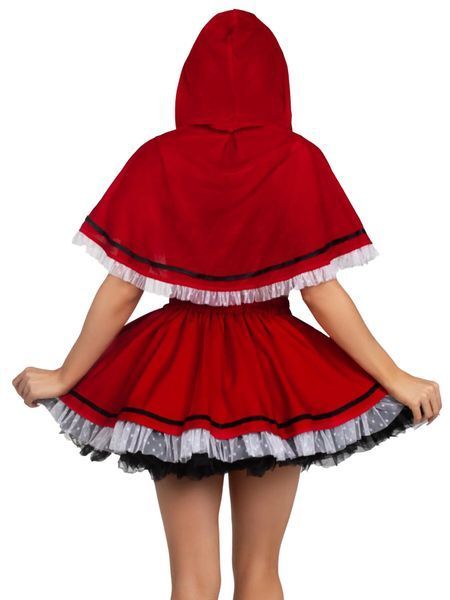 Костюм Красной Шапочки Leg Avenue Flirty Miss Red Top and Skirt M SX2782 фото