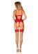 Комплект корсет и стринги Obsessive Ingridia corset & thong XL/2XL, красный SO9030 фото 7