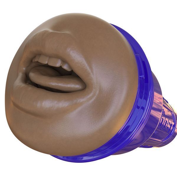 Мастурбатор-ротик Fleshlight Boost Blow Medium Dark Flesh, плаваючі кільця Turbo Tech SX1316 фото
