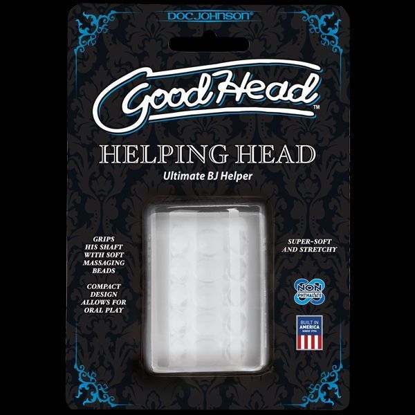 Мастурбатор Doc Johnson GoodHead - Helping Head ULTRASKYN, супер помогалочка для минета SO2791 фото