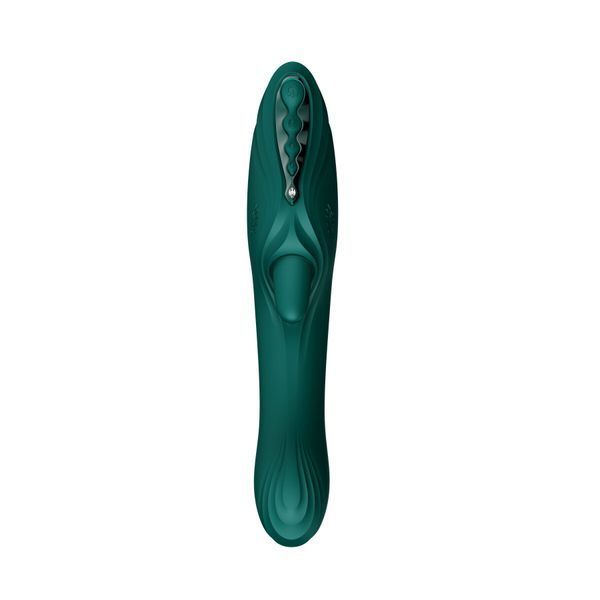 Вибратор-кролик Zalo Ares Turquoise Green SX2693 фото