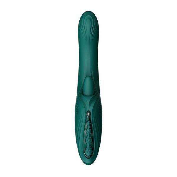 Вибратор-кролик Zalo Ares Turquoise Green SX2693 фото