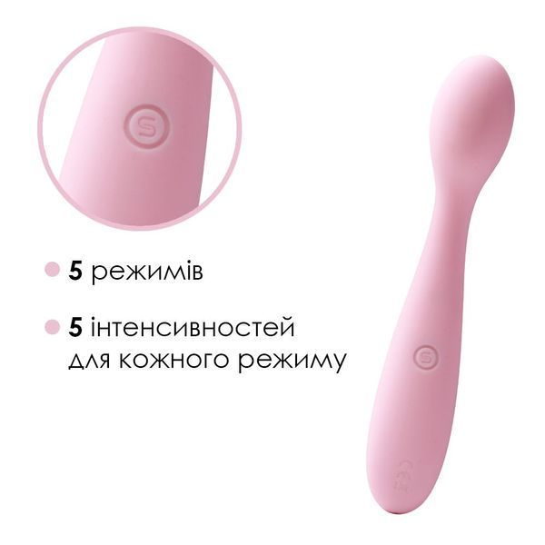 Стимулятор клитора и точки G Svakom Keri Pale Pink SO4832 фото