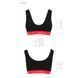 Спортивный топ на широких бретелях Passion PS003 TOP M, black SO4212 фото 6