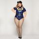 Эротический костюм полицейской JSY &laquo;Шаловливая Кетт&raquo; Plus Size, blue, боди, головной убор полицейско SO8377 фото 1