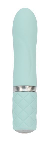 Роскошный вибратор PILLOW TALK - Flirty Teal с кристаллом Swarovski, гибкая головка SO2726 фото