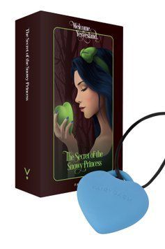 Мини-вибратор &laquo;Сердечко&raquo; FairyGasm PleasureStone blue, 9 режимов, на шнурке SX0643 фото