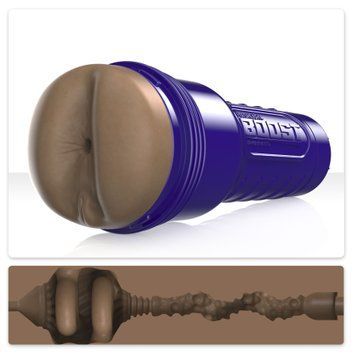Мастурбатор-попка Fleshlight Boost Blast Female Medium Dark Flesh, плавающие кольца Turbo Tech SX1317 фото