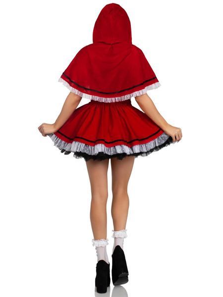 Костюм Червоної Шапочки Leg Avenue Flirty Miss Red Top and Skirt S SX2783 фото