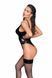 Боди с мокрым эффектом Noir Handmade F244 Powerwetlook body with high cut bottom hem, S SX0161 фото 2