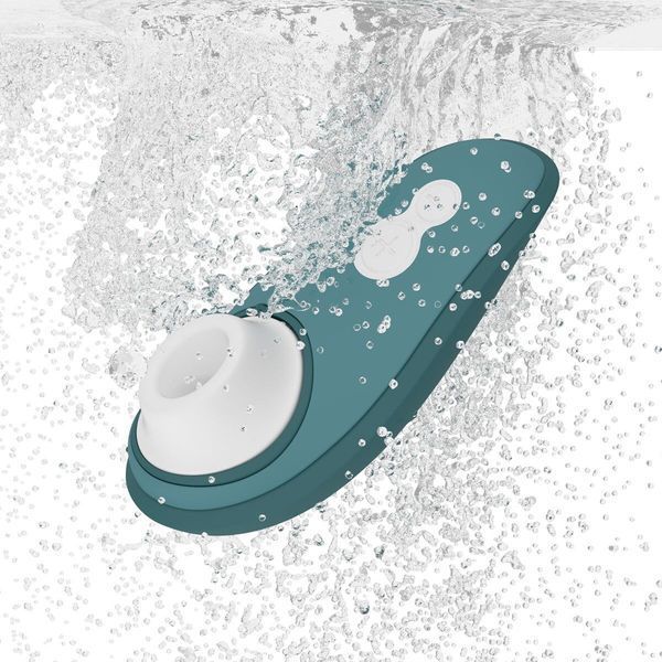 Вакуумный клиторальный стимулятор Womanizer Liberty 2 Dark Petrol, 8 режимов, магнитная крышечка SX0521 фото
